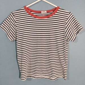 Brandy Melville John Galt Striped Tee Shirt